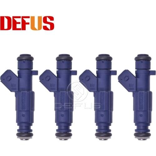 DEFUS 4pcs F01R00M104 Nozzle Fuel Injector Bico For Chinese Car Engine Injection Valve 4Holes High Impedance Flow Matched NEW