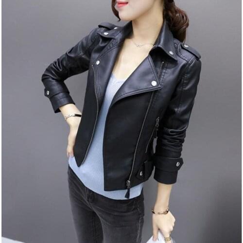 Haoduoyi Women's Leather Jackets