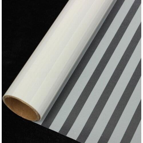 JX-LCLYL 45x150cm Waterproof Privacy Frosted Glass Window Film Striped Sticker Home