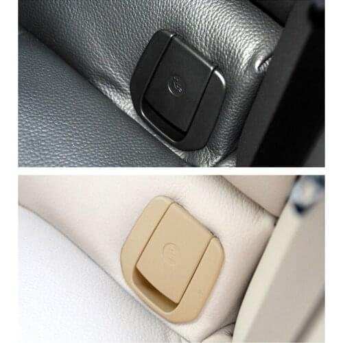 Car Rear Seat Hook ISOFIX Cover Child Restraint for BMW X1 E84 3 Series E90 F30 1 Series E87 Car Rear Seat Hook Black Beige
