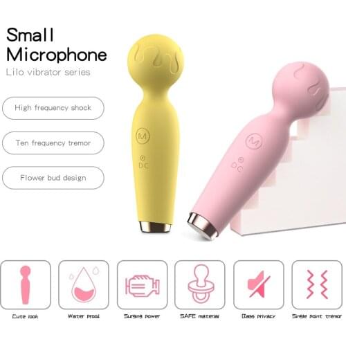 Powerful AV Vibrator 10 Speed Dildo Magic Wand USB Recharging Clit Stimulator G Spot Vagina Massager Female Masturbator Sex Toys