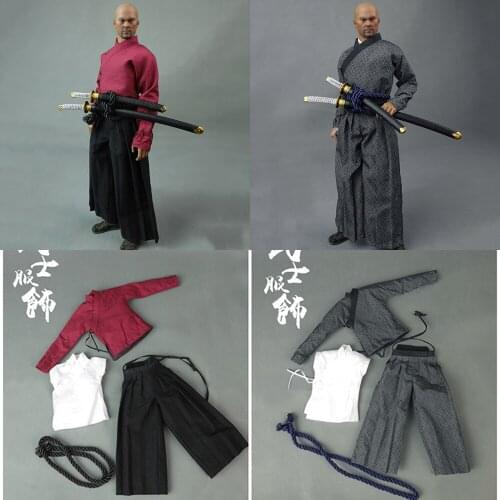 1/6 Scale Male TT010A/TT010B Warring States Warrior Suit Japanese Samurai Costumes Clothes Model for 12'' Body