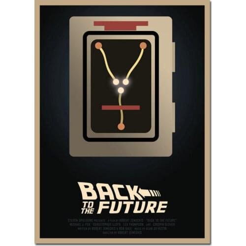 Wall Art Canvas Print Back To The Future 1 2 3 Hot Movie Poster For Living Room Decor Bar Decoration