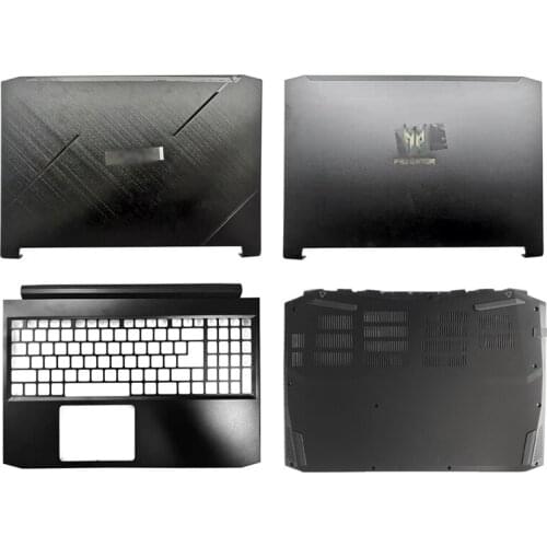 NEW Laptop LCD Back Cover/Front Bezel/Palmrest/Bottom Case For Acer Nitro 7 AN715-51 AN715-54EW Rear Lid Top Case Black