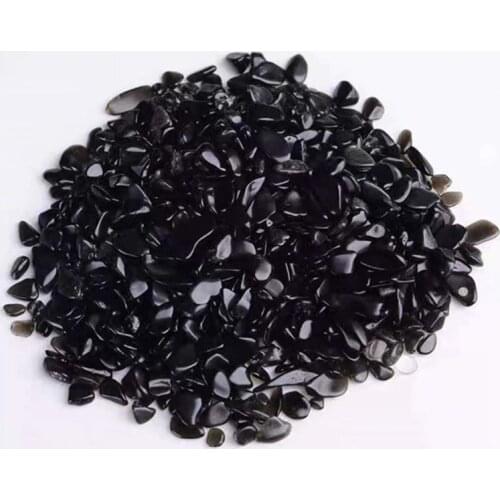 Obsidian Crystal Chips Wholesale Natural Polished Gravel For Healing Reiki