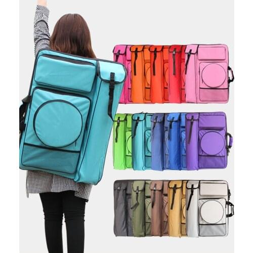 Solid Colors Art Bag School Art Supplies 4K Large Sketch Painting Board Bag Waterproof Drawing Bag For Artist