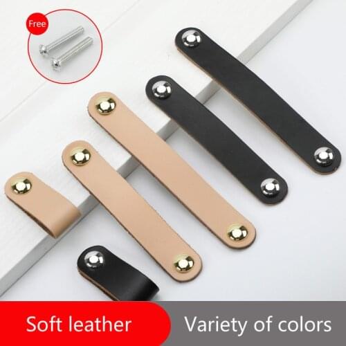 Wholesale Luggage Handle Drawer Cabinet Door Handle Brown Black Single Hole Wardrobe Furniture Handle