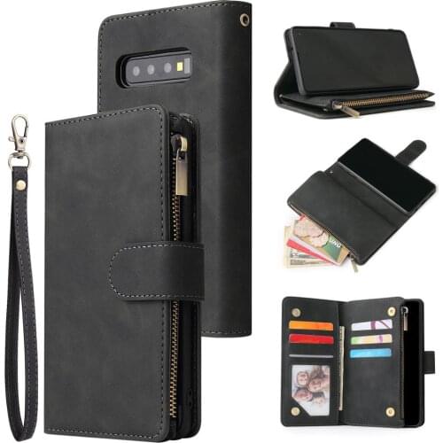 Luxury Flip Wallet Case for Samsung S20 Ultra 10 9 8 Plus A51 A71 A81 A91 50 A70 A40 Note 10 Lite 9 Pro Stand Cards Holder Coque