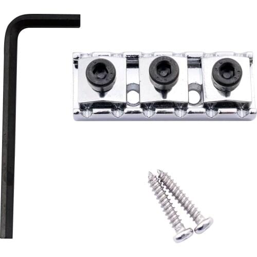 Musiclily 42mm Guitar Locking Nut, Chrome