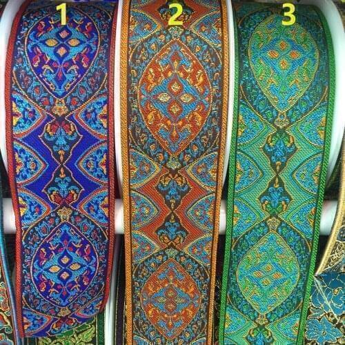 5CM nation style jacquard ribbon, embroidery webbing,DIY ribbon,XERY191210A