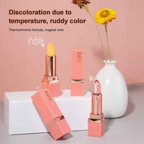Jelly Temperature Change Lipstick Warm Feeling Discoloration Ruddy Color Texture Light Moisturizing Lips Repair Mouth TSLM1