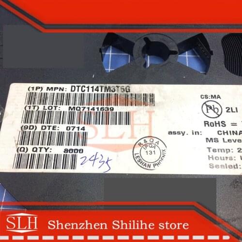 100pcs/lot DTC114TM3T5G DTC114TM3T 114TM3T5G SOT723 Brand new original