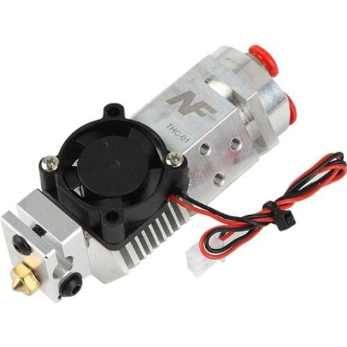 12/24V e3d V6 nozzle NF THC-01 Hotend Kit 3 in 1 out Multi-color Remote Extruder 3010 cooling fan For Titan bulldog 3d printer
