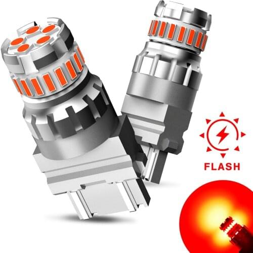 AUXITO 2x 1200Lm T20 W21W LED W21/5W LED WY21W 7440 7443 LED Bulb T25 3157 3156 p27/7w Car Brake Tail Light 12V Lamp