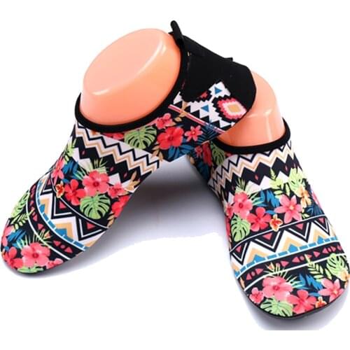 TaoBo 2019 Printing wading Shoes Aqua Shoes Quick-Dry Upstream Shoes Beach Pool Dance Swim Surf Yoga Swimming Shoes