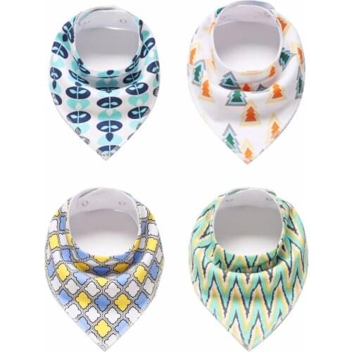 4 Pack Pet Dog Cat Bandana Bibs Scarf Pet Dog Cat Kerchief Neckerchief Set Accessories Suitable for Small&Medium&Large Pet Dog