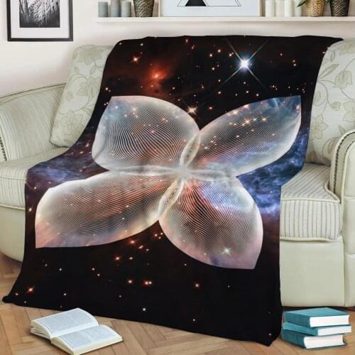 Geometric X 3D Printed Velvet Plush Throw Fleece Blanket Bedspread Sherpa Blanket Home Decora