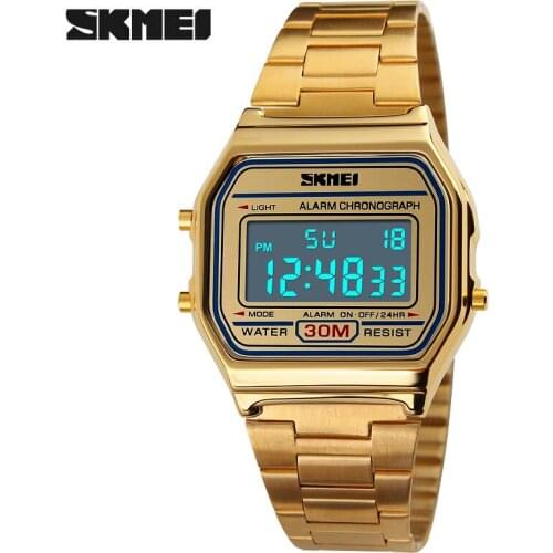 SKMEI Luxury Brand Mens Sports Watches 30M Waterproof Digital Military Watch Men Fashion Casual Men Wristwatches Relojes
