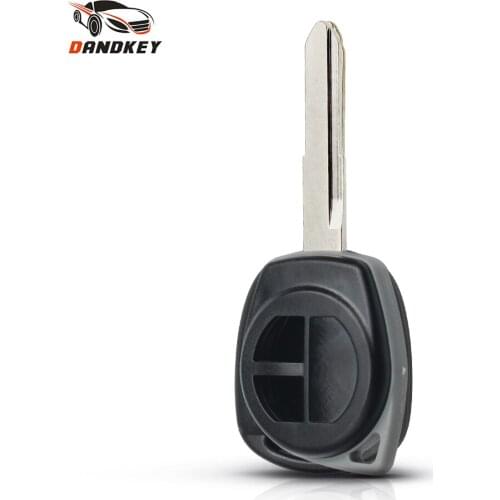 Dandkey 2 Buttons Car Key Shell Fob Case+Rubber pad For Suzuki Swift Grand SX4 Liana Aerio Vitara GRAND VITARA ALTO Jimny key