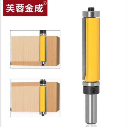 Double bearing trimming cutter 1 / 2 * 3 / 4 * 2-1 / 2 engraving machine trimming knife