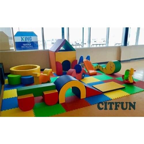 Hot sale High quality kids soft play for baby area;ball pool and slide TC-005C