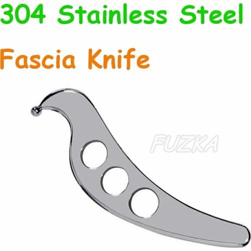 Gua Sha Tool Stainless Steel Manual Massage Fascia Knife Skin Care Massager for Myofascial Release Tissue Mobilization