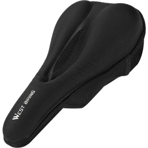 Bicycle Cushion Hollow Soft Mountain Bike Cushion with Rainproof cover Thickened Silica Gel Material Bicycle Saddle