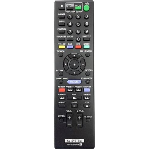 New RM-ADP069 For SONY Blu-ray DVD Home Theater AV System Remote BDV-E380 BDV-EF200 HBD-E370 HBD-E970W HBD-F500 HBD-E670W