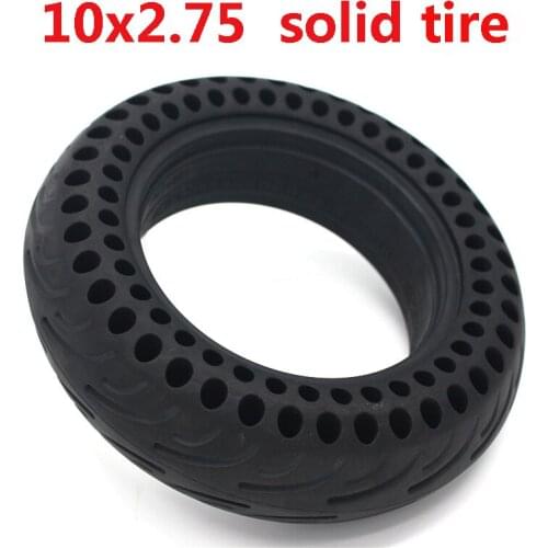 Updated NINEBOT MiniPRO Mini Plus Scooter Solid Hole Tires Double Shock Absorber Hollow Solid Tyre 10x2.75 Tubeless Tires