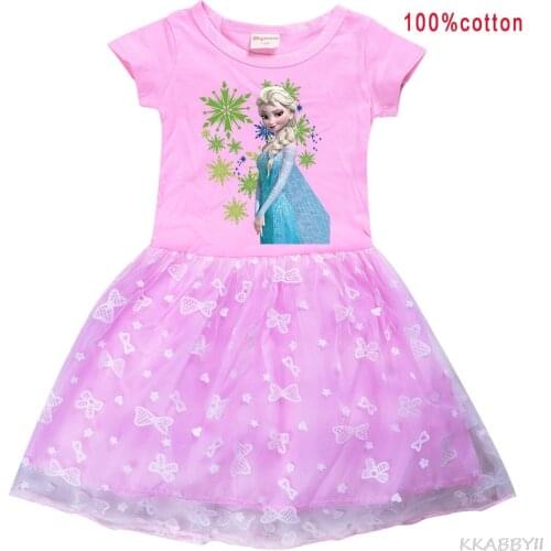 Disney Kids Girls Clothing Baby girl Dresses Causal Dress Costume For Kid Clothes