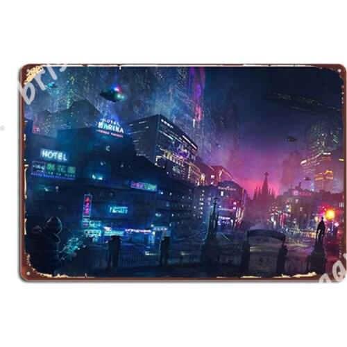 Barcelona Smoke Neons: Sant Pau I La Sagrada Familia Metal Signs Cinema Garage Living Room Designing Tin sign Posters