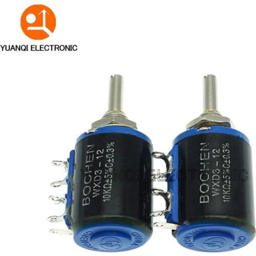 1pc WXD3-12-1W 100 220 470 1K 2K2 3K3 4K7 10K 22K 33K 47K Ohm 100R 220R 470R 2.2K 3.3K 4.7K WXD3-12 1W Wirewound Potentiometer