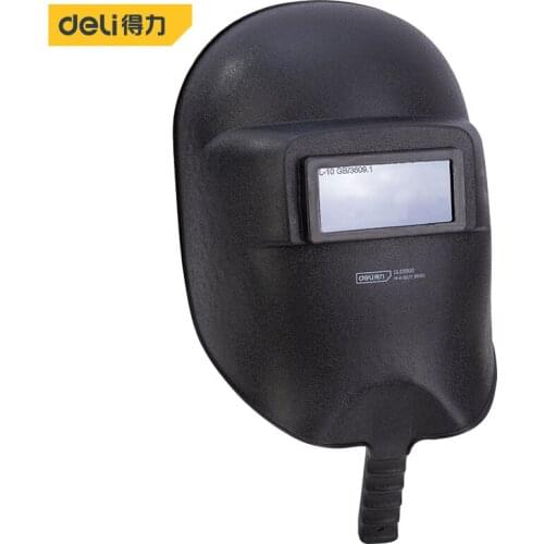 Deli Hand-Held Welding Mask PP Material Adjustable Shade Welder Cap Masks Autos Shades Decoration Essential Wide Application