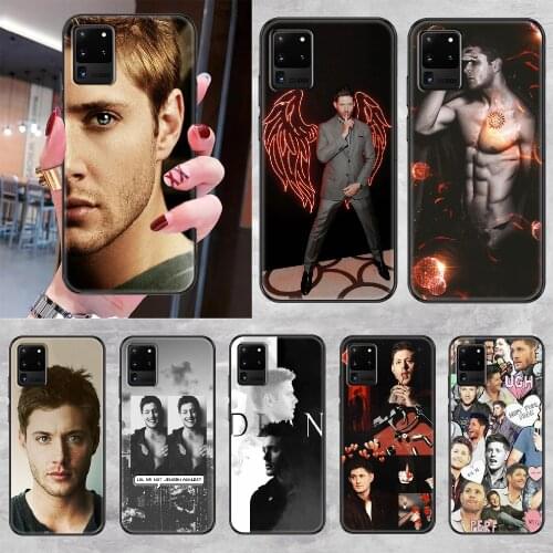 Supernatural Jensen Ackles Phone case For Samsung Galaxy Note 4 8 9 10 20 S8 S9 S10 S10E S20 Plus UITRA Ultra black trend cover