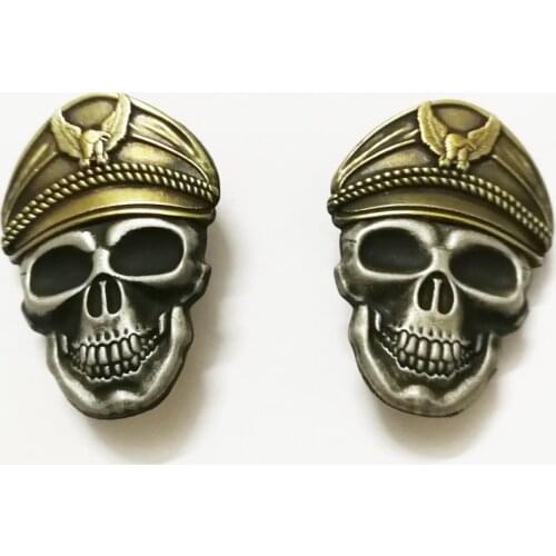 MOTOR SKULL PINS BROOCHES FOR BIKER CLOTHING VEST SHOES BAG BELT GARMENT BADGES HAT PINS BUCKLES LIVE TO RIDE CLOSE BUCKL PINS