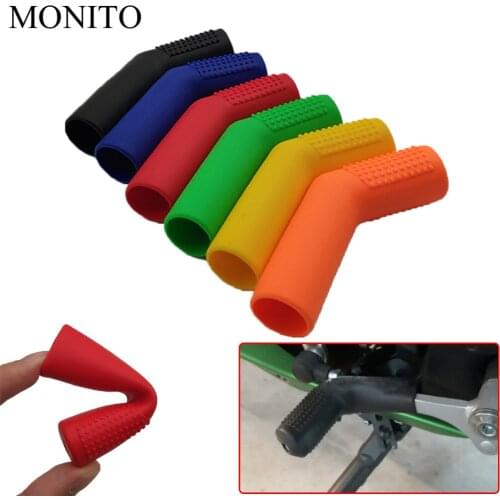 Hot Motorcycle gear shifter shoe protector case shift lever protective cover For TRIUMRH 675 STREET TRIPLE AMERICA T100 T120 CBR