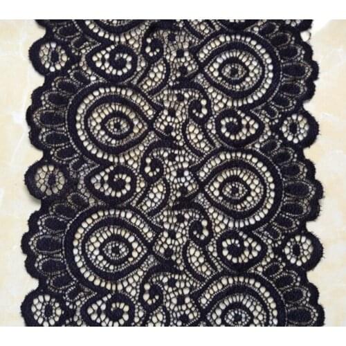 16cm luxurious and exquisite elastic jacquard lace, soft and elegant lace trimming,XERY14300A