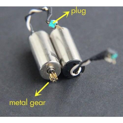 820 Coreless Motor NdFeB Super Strong Magnetic High Torque Hollow Cup Motor with Pin and Metal Gear Shaft Diameter 0.85mm