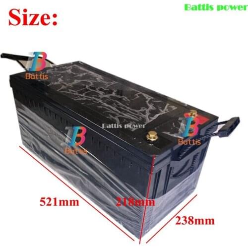 Waterproof 24V 100AH lifepo4 Battery 200A BMS for 4800W motorhomes Solar energy RV EV AGV photovoltaic storage + 10A Charger