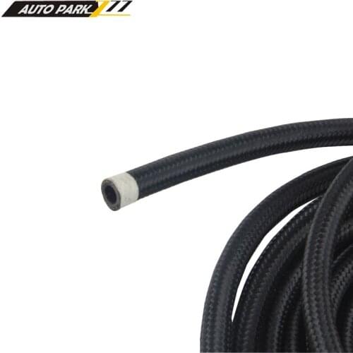 AN10 auto nylon stainless steel double braided hose fuel fitting hose gas water hose fuel line