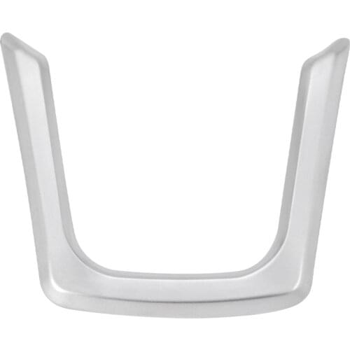 ABS Chrome Car Accessories Interior Steering Wheel Cover Trim for Jaguar XE X760 XF X260 F-Pace F Pace X761 E-PACE