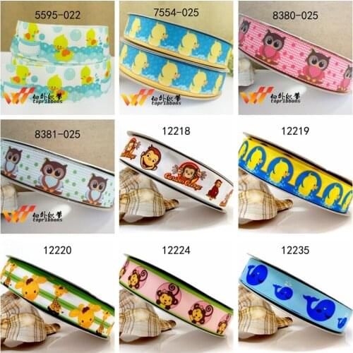 Free shipping 50 yard dog printed grosgrain ribbon 10383