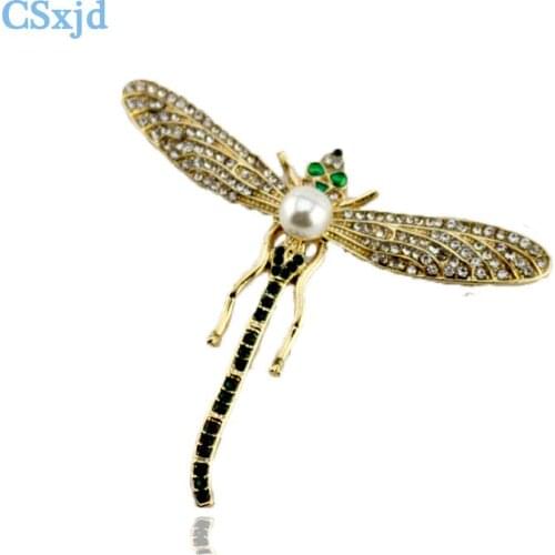 CSxjd Cute dragonfly brooch costume accessories brooches for women scarf hats Pins brooch Jewelry