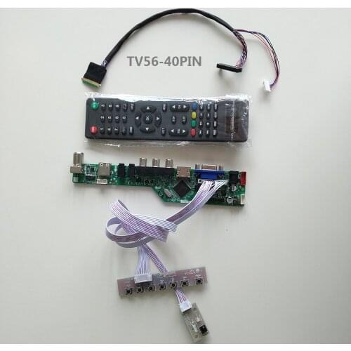 For LP156WH3-TLTA/LP156WH3-TLT1 1366X768 15.6" panel card SCREEN TV HDMI-compatible LED USB VGA AV LCD Controller Board display