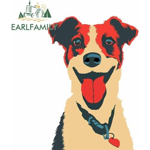 EARLFAMILY 13cm x 9cm for Funny Jack Russell Terrier Funny Car Stickers Campervan Decal Car Accessories DIY Occlusion Scratch