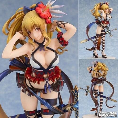 Bandai Genuine Animation GRANBLUE FANTASY The Animation Figures 20cm Vira Swimsuit Pvc Model Toy Collection Ornaments Gifts