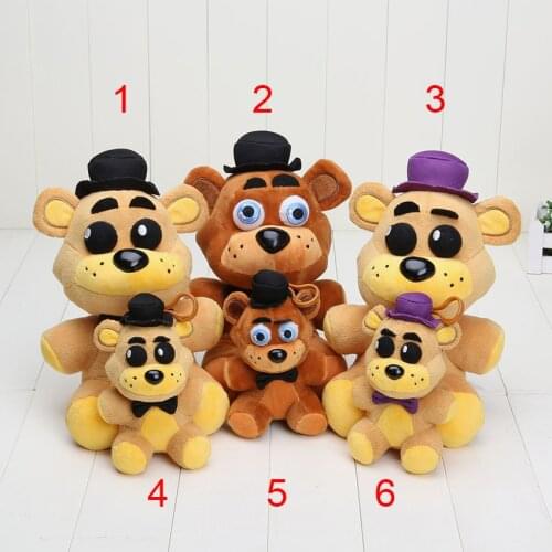 14cm - 25cm FNAF in stock plush Possessed Fredbear Golden Freddy plush dolls kids stuffed figure