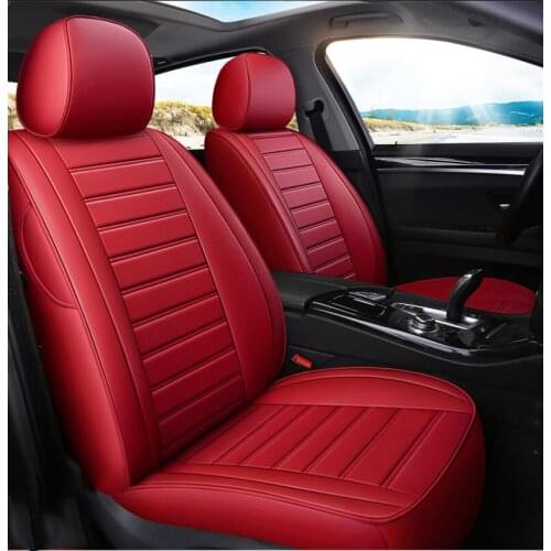 Custom Car Seat Cover leather set for Volkswagen VW Magotan Golf Tiguan Scirocco Touareg Car Seat Protection accessories styling