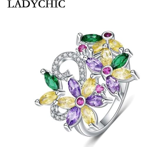LADYCHIC Women's Silver Rings