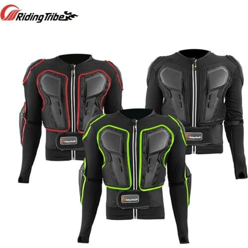 Motorcycle Armor Jacket Rider Protective Coat Full Body Back Shoulder Chest Spine Column Shield Protector Riding Guards HX-P20